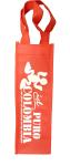 100g Red with white shopping non woven carry bag for wine