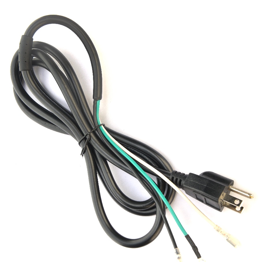 Power Cords Extension Cords ETL Standard Power Cord BROWN Length 5FT/OEM Black Plug Socket 2 Pin Power Cord for Home Appliance