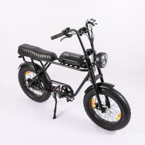 Quality 48V 1000W Vintage Electric Motor Bike Customized 20 Inch Fat Tyre Electric Bicycle E Bike Beach Bikes Cruisers wholesale