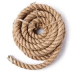 3 Strands Braided Jute Rope Sisal Rope Twist Rope with Length 0-1000m