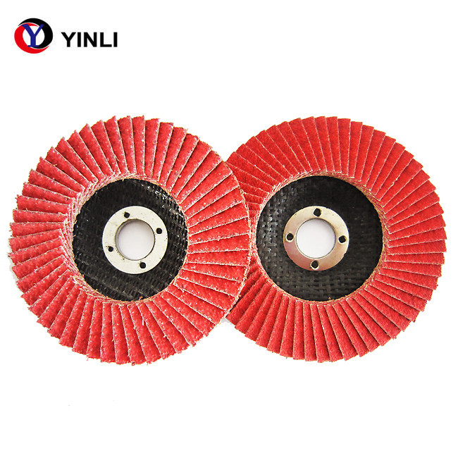 60 Grit Ceramic Flap Disc 115x 22mm For Stainless Steel Grinding