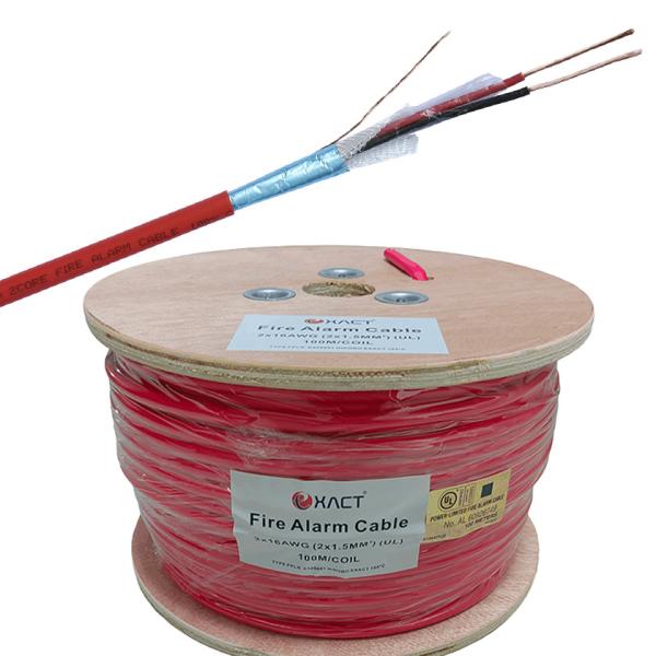 ExactCables 2C 1.5mm2 FPLR FPL Fire Alarm Cable Saudi Arabia Market Copper
