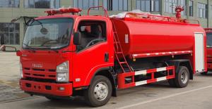 Quality ISUZU 8T Water Fire Truck Fire Engine 139kw For Emergency Rescue wholesale