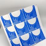 Household BOPP Removable Vinyl Sticker Paper Self Adhesive Laundry Label