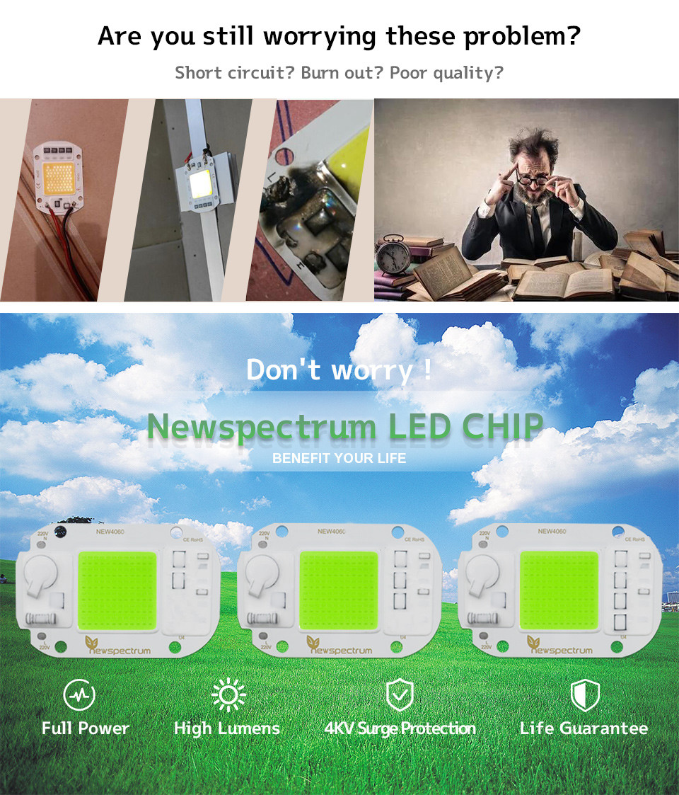 20W COB LED Module Size 40mm COB LED Chip For Light Floodlight Chip