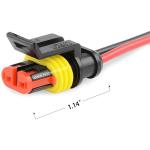 2Pin Way Waterproof Automotive Cable Wire Harness for Vehicle