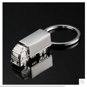 Quality engraved logo metal truck car keychain keyrings wholesale