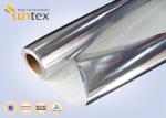 1.7mm Aluminum Foil Fiberglass Cloth Heat Shield Fiberglass Fabric For Fireproof