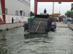 Stainless Wh300 Aquatic Weed Barge For Floating Garbage Transportation