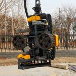 Forestry Log Loader Crane Grab Felling Machine Outdoor Logging Harvester Trees