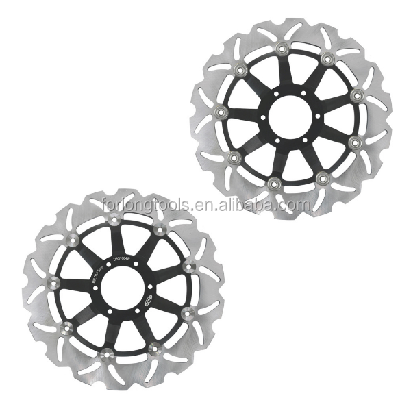 6 Mounting Holes 296MM Stainless Steel Motorcycle Floating Brake Disc Rotor for Honda CBR F 600 Crossrunner 800 VFR 800