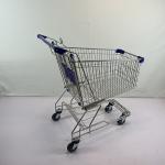 Q195 Steel 125L Asian Supermarket Metal Storage Shopping Trolley SGS Certificate