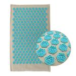 Coconut Fiber Yoga Acupuncture Mat Set For Foot Back Neck Pain Relief