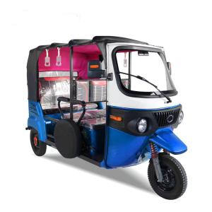 Quality Modern Electric Cargo Tricycle Taxi Bajaj Style Tuk Tuk Electric Vehicle 4 Seats wholesale