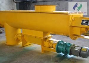 Quality Yellow Color Silo Screw Conveyors For Bulk Materials 0~45° Tilting Angle wholesale