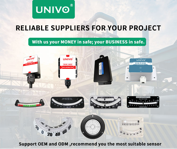 UNIVO UBIS-526Y RS232/RS485/TTL Digital Inclinometer Sensor for Precise Measurement