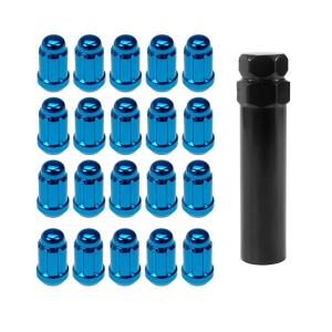 Quality Solid Universal Black Chrome Lug Nuts Alloy Wheel Nuts For Repair wholesale
