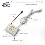 73*47*13mm Smart Bathroom Mirror Touch Switch with DC12V Output Voltage and LED