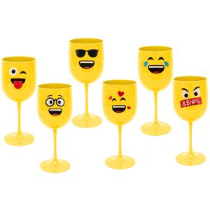 Quality Reusable Branded Wine Accessories Santero 958 Plastic Wine Goblets wholesale