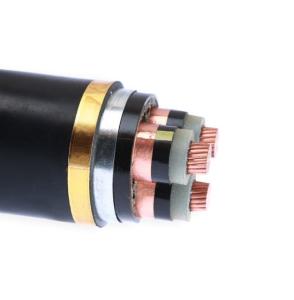 Quality SWA XLPE Insulated Power Cable N2XBY Medium Voltage Wire With Copper Tape Screen wholesale