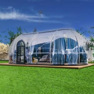 Quality Muti-functional Full House Outdoor Inflatable Clear Star Capsule House Bubble Tent House wholesale