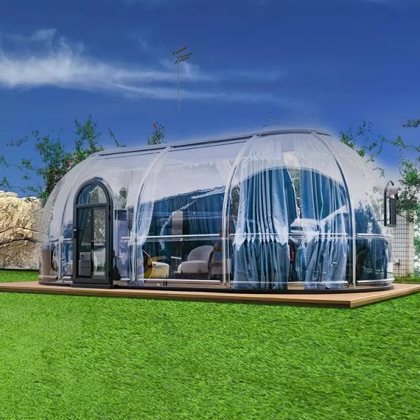 Muti-functional Full House Outdoor Inflatable Clear Star Capsule House Bubble