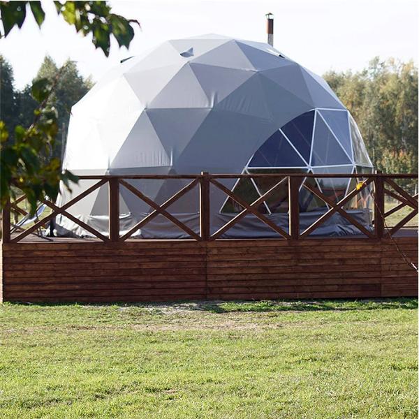 Fire Resistant Glamping Tent Outdoor Camping Dome Tents For 4 Seasons