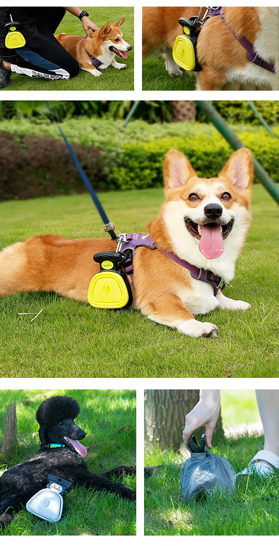 Blue Handheld Dog Poop Scoop Portable Pooper Scooper For Walking