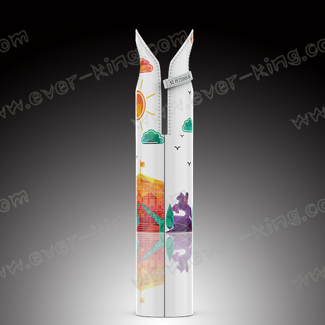 Extra Premium Flint Silk Spirits Liquor Vodka Glass Bottle