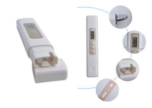 Quality Pen Water TDS Meter Filter Purity , White Dissolved Solids Meter 0 ~ 4999 Ppm wholesale