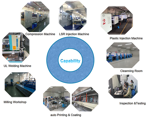 Customized Silicone Rubber Gasket For PEEP Valve Water-resistant