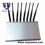 Stationary 16 Bands 50m 58W Mobile Phone Blocker Jammer