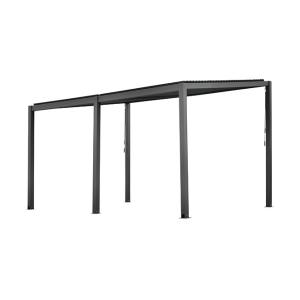 Quality Bioclimatic Outdoor Aluminium Pergola Free Standing Waterproof 3.0mm With Gutter System wholesale