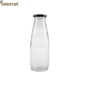 Quality 1L High Round Bottle Jam Sauce Honey Storage Jar Bottles wholesale