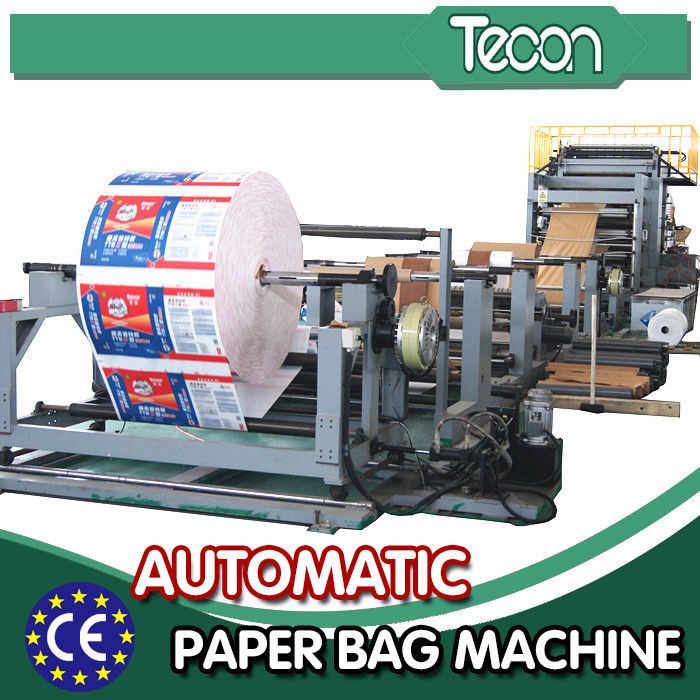 3 Meter Height Automatic Paper Bag Making Machine with Two & Four Colours Printer