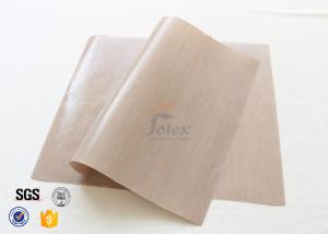 Quality 0.12mm Brown Food Grade Non Stick Silicone Baking Mat BBQ Grill Mat Oven Liner wholesale