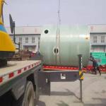 3600mm Vertical Cylindrical FRP Chemical Tank Sewage Treatment Holding