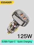 Essager 2022 Transparent Official Store Digital Display 125W Fast Car Charging 2