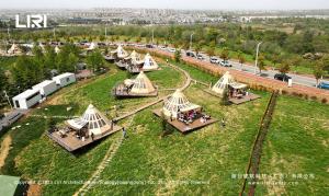 Quality Canvas Outdoor Large Tipi Tent For Glamping 20-120 People In China wholesale