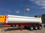 80 Tons Customized Hydraulic Tipping Tipper Semi Trailer Relay Valve Wabco Tread