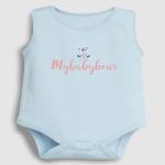 Unisex 100% Cotton Custom Printing Solid Color Sleeveless Baby Summer Rompers