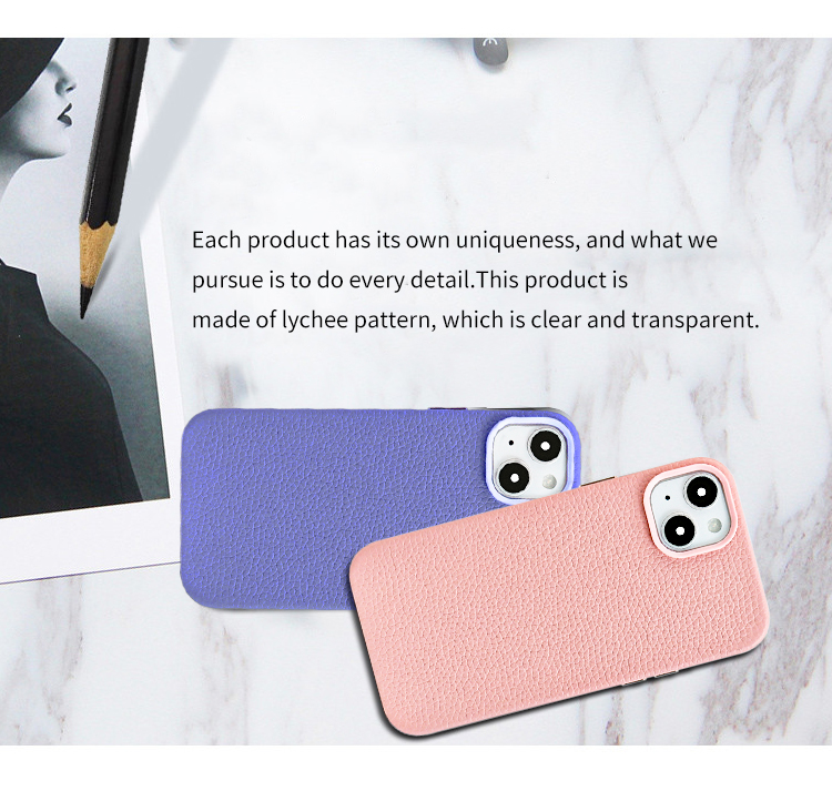 Leather Cell Phone Case Accessories for iPhone 14 Pro Max Plus Full Wrapped Fold Edge