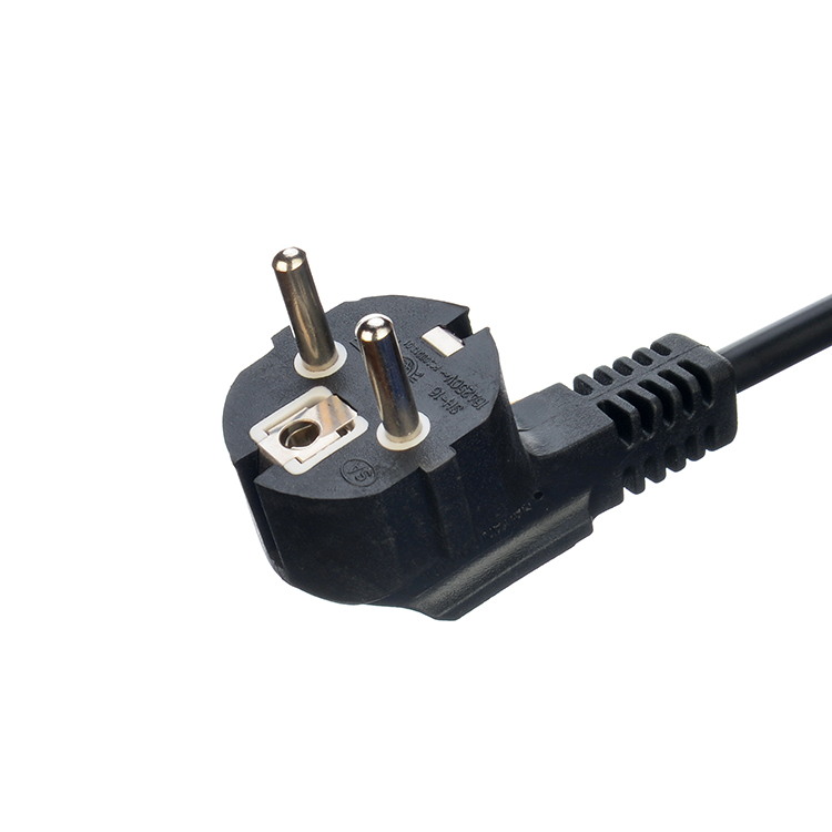 Electrical Plug Black Kema-keur Cable H05vv-f 3 Prong Extension Cord for Travel Cooker With Open End Customized Solution