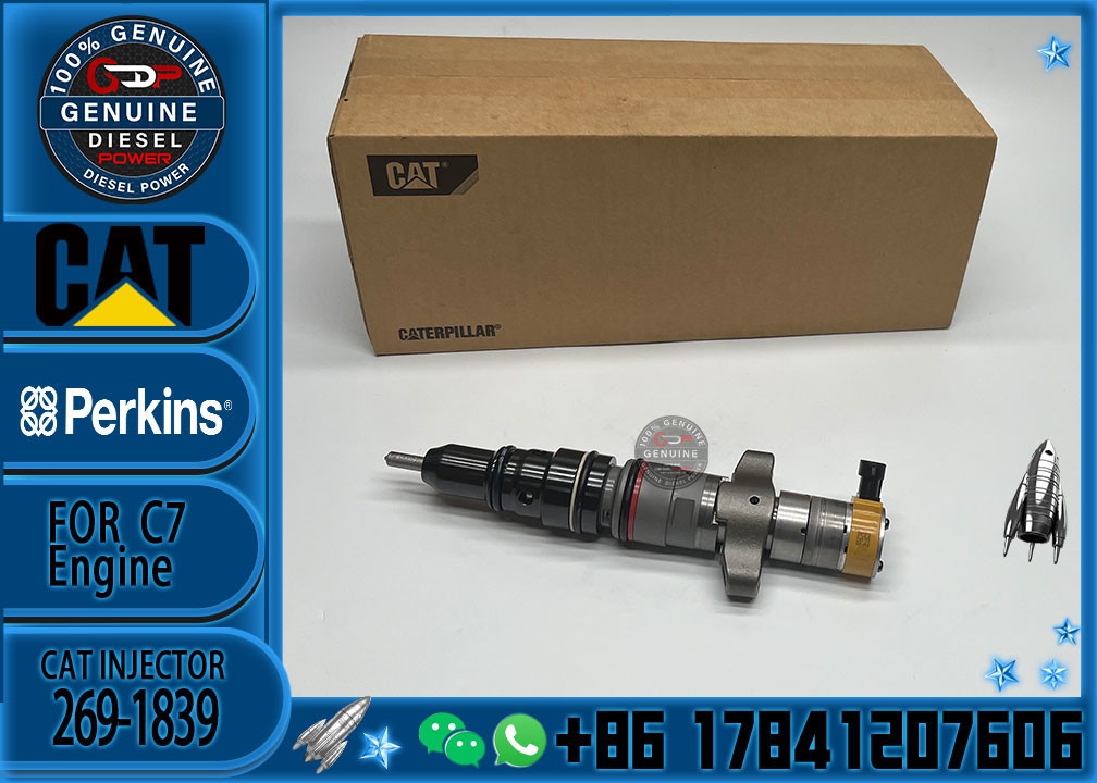 Brand New For C7 C9 Excavator Engine Common Diesel Engine Fuel Rail Injector 269-1839 2691839