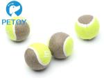 Outdoor Pet Training Durable Pet Toys / Large Tennis Balls For Dogs