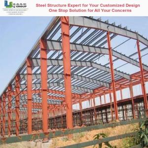 Quality Q355b Q235b Portal Frame Structure Galvanized Steel Thermal Insulation wholesale