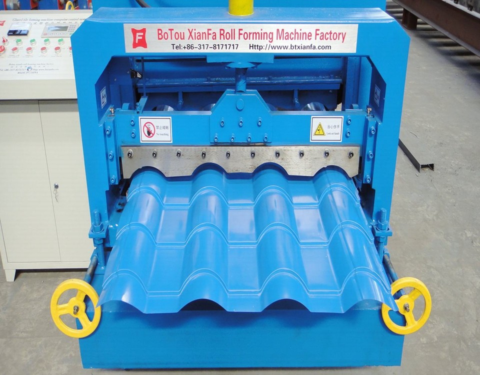 Great Building Material Aluminum Roof Glazed Tile Roll Forming Machine