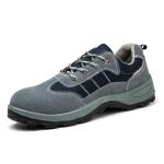 Microfiber Pu Injection Kevlar Industrial Safety Shoes Steel Toe Anti Smashing