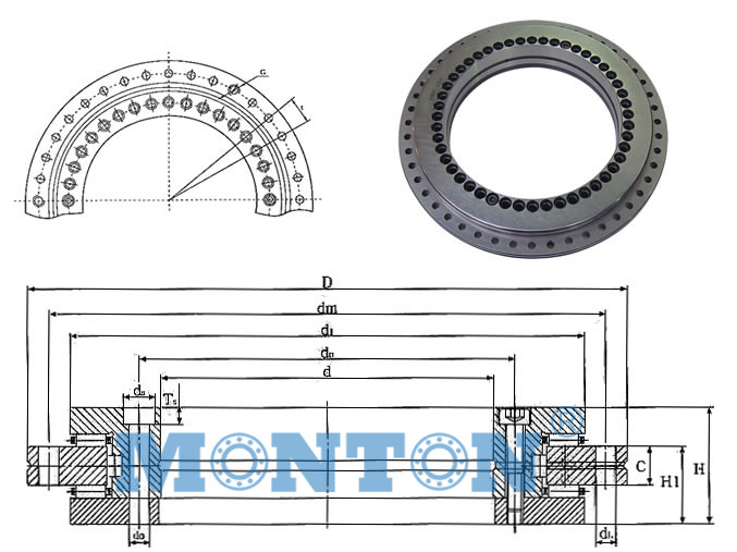 YRT80 yrt bearing made in china