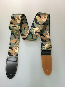 Quality Polyester Personalized Guitar Straps , Custom Girls Guitar Strap Nice Looking wholesale